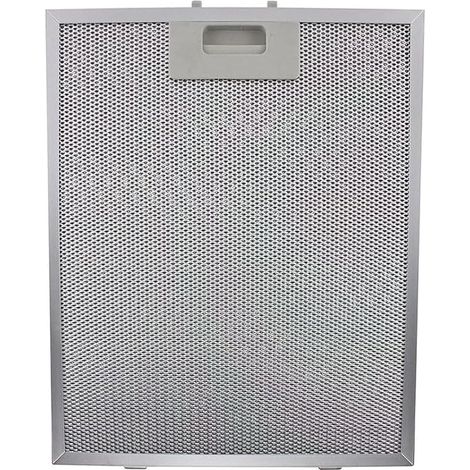 Filtre à graisse en métal pour hotte aspirante, filtre de ventilation en maille d'aluminium à 5 couches, argenté, 230 x 260 mm, filtre à graisse en métal (1 pièce) (1/5)
