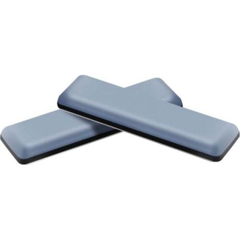8X Patins pour Meubles Téflon Auto-adhésifs - 70 x 19 mm (carré) - Chaise de Planeur Professionnels/Planeur PTFE (Téflon) (1/4)