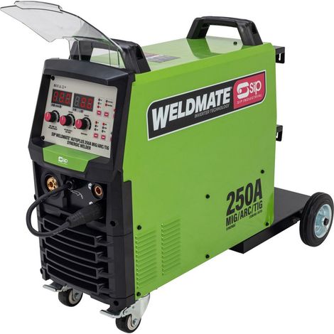 SIP WELDMATE Autoplus 250A MIG/ARC/TIG Synergic Inverter Welder - L88 x W45 x H65 cm