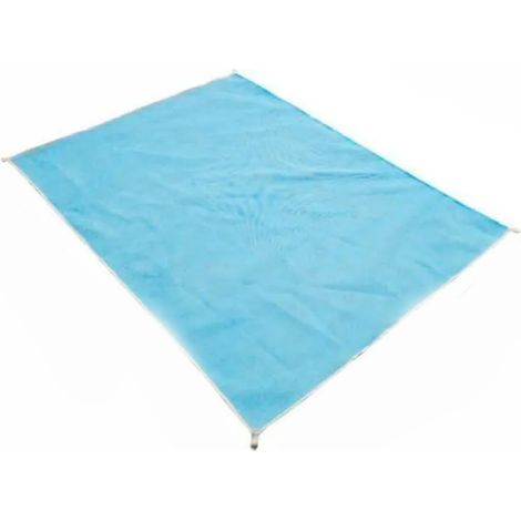 Serviette de plage - XXL 200 x 150 cm - Anti-sable - Bleu - Synthétique - Serviette de plage - XXL 200 x 150 cm - Anti-sable - Bleu - Synthétique