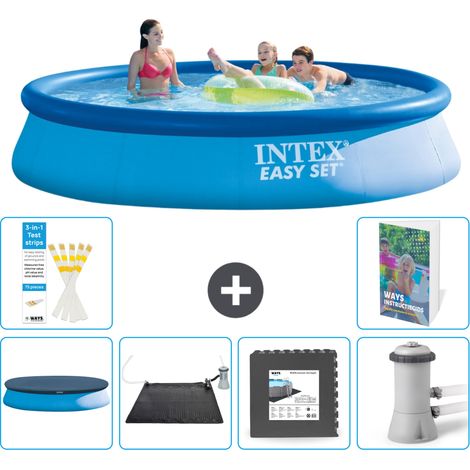 Intex Piscina Easy Set Rotonda - 396x84 cm - 7-pezzi  S21
