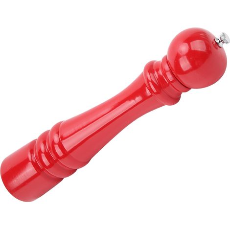 Moulin à Poivre en Bois Professionnel Rechargeable Rotor en Céramique Mouture Réglable Broyeur pour Sel et Poivre Rouge Cuisine (1/5)