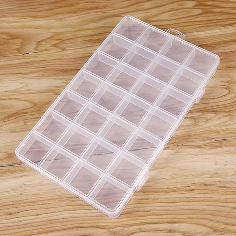 Storage Box Plastic Compartment Storage Box Jewellery Storage Boxes Bead Box Used in Jewellery Beads Small Parts and Accessories (1/4)