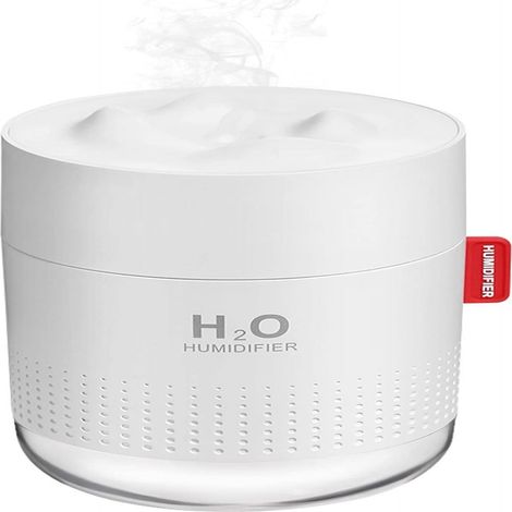 Mini humidificateur portable, 500 ml, petit humidificateur à brume fraîche, humidificateur de bureau personnel USB pour la chambre de bébé, les voyages, le bureau et la maison, arrêt automatique, 2 mo (1/5)