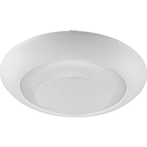 Deckenlampe Deckenleuchte Wohnzimmer RGB LED Farbwechsel Fernbedienung, Metall Kunststoff, 1x RGB LED, DxH 50x11 cm