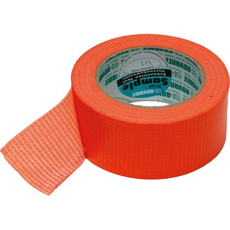 Ruban adhésif renforcé orange (50 mm x 50 m) - Adhésif chantier haute résistance multi-surfaces