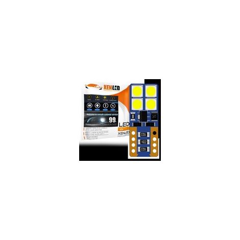 1 x AMPOULE W5W 4-LED ONESIDE Super Canbus 420Lms XENLED - GOLD - Blanc - Sans erreur (1/5)