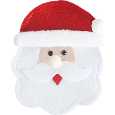 Set Couteaux Et Fourchettes Noel - Décoration De Table Thème Bonhomme De Neige Et Pere Noël - Pour Fêtes Familiales Ou Commerciales - Lot De 2 Pièces (1/5)