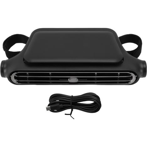 Ventilador de Asiento para Coche sin Aspas, Silencioso y Ajustable, Montaje en Reposacabezas con Cable USB – Ideal para Viajes y Familias (1/5)