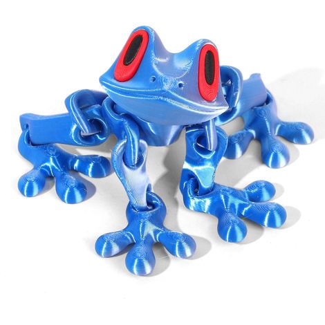 Magnetische, bewegliche Frosch-Schreibtischdekoration – Niedliche, bewegliche Frosch-Dekoration für Kinder und Erwachsene