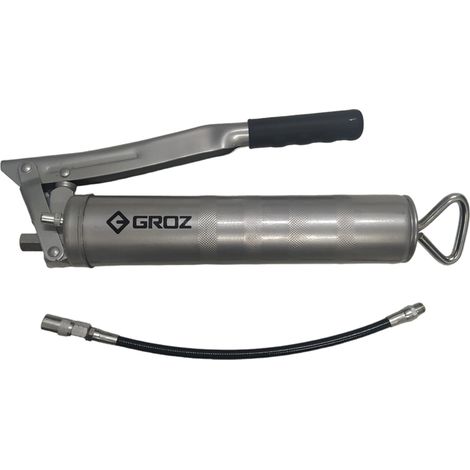 INGRASSATORE PISTOLA POMPA GRASSO MANUALE A LEVA STANDARD 400gr 500CC GROZ (1/4)