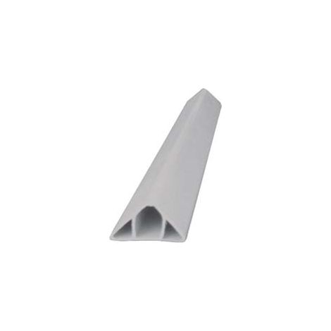 Smusso PVC per Pilastri 31 MMX3X15H. Barra 2 m Grigio 50 Pezzi