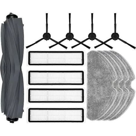 Pour Dreame D9 Max Gen 2 / D10s / D10s Pro : Brosse principale, Brosse latérale, Filtre HEPA, Chiffons de nettoyage, Pièces détachées et Accessoires - FAQ (1/5)