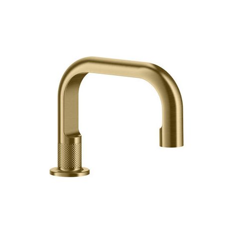 Gessi Inciso, lavabo sur colonne, hauteur du bec 145 mm,