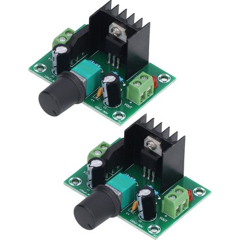 2 x XHM197 Spannungsregler, LM317 Linearmodul, Kühlkörperplatte, AC/DC-Sensor, effiziente Kühlung (1/5)