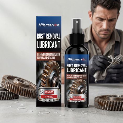 Rostentferner-Spray, Metallschmiermittel und -reiniger, vielseitig einsetzbar, praktisches Pflegemittel für die tägliche Metallpflege – 100 ml -- DTEKGAZ (1/5)