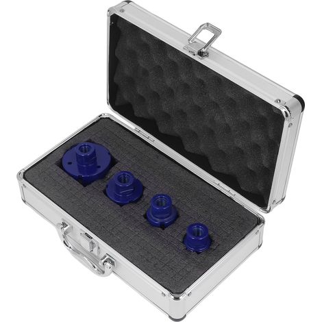 Kit 4 scies cloche diamant M14 35 40 50 68mm pour verre céramique granit, forets carottés brasés (1/5)