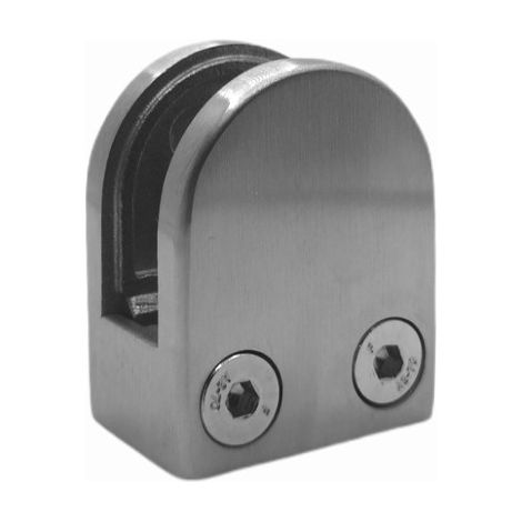 Metalideal  Pince à verre arrondie Premium avec joints
