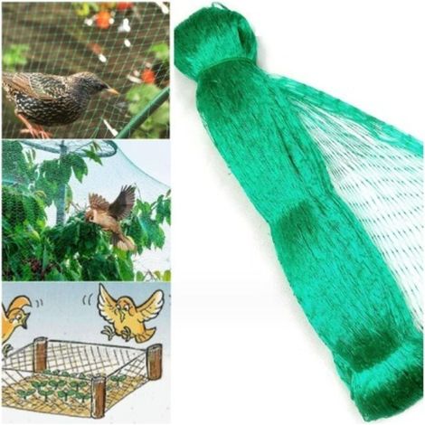 (4 m x 5 m) Schutznetz für Obstgärten, Vogelschutznetz, Gartennetz zum Schutz von Obstbäumen, Pflanzen, Teichen und Schwimmbecken. (1/4)