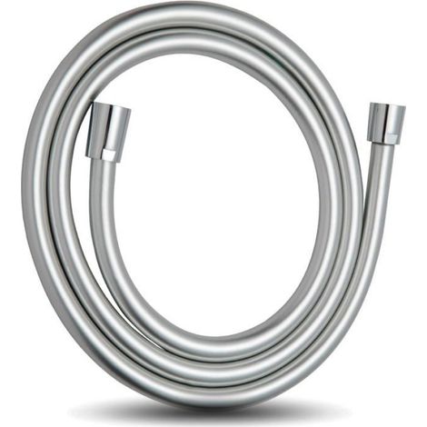 Flexible De Douche - 2,0 M - Anti-torsion - PVC Renforcé - Haute Pression - Pour Salle De Bain - 1 Pièce (1/4)