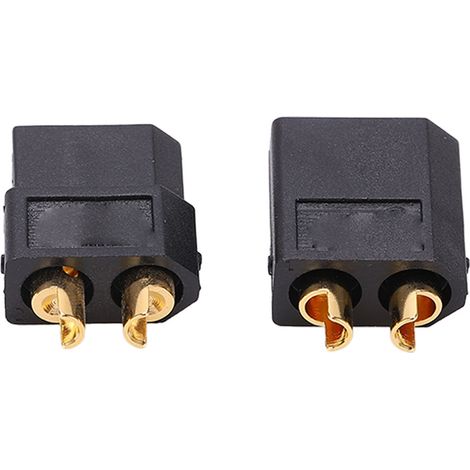 Connecteurs XT60 noir mâle femelle pour batterie RC, moteur de voiture, avion, bateau modélisme (1/5)