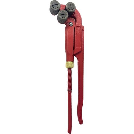Pince à tuyau industrielle multifonction pour robinet de salle de bain, travaux de plomberie, construction, réparation de tuyau, collier de serrage avec rouleau de pression, clé de plomberie réglable (1/5)