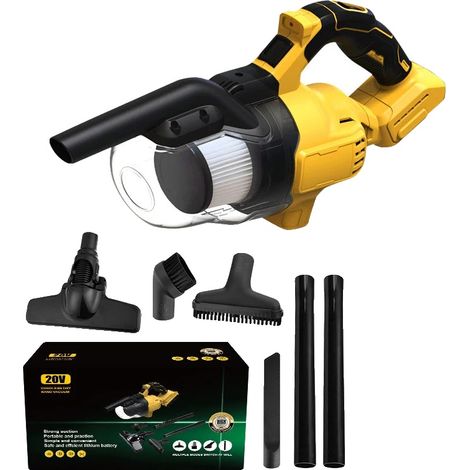 Aspiradora inalámbrica, compatible con baterías de 20 V, potente rendimiento, no requiere pilas. (1/2)
