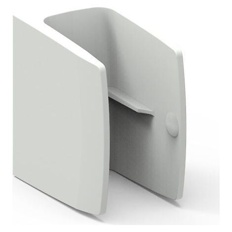 Support clip mural pour manivelle de volet roulant – Maintien en position repos – Adapté manivelles diamètre 15-18mm – Couleur blanc RAL 9010 – Quantité 1 – Creative Cables (1/2)