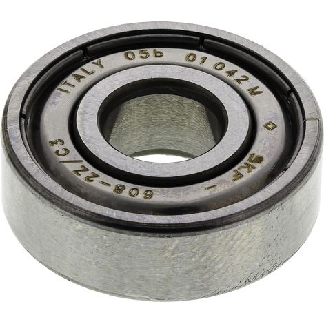 Roulement à billes à gorge profonde à une rangée SKF, ø int. 8mm, ø ext. 22mm, larg. 7mm ( Prix pour 1 )