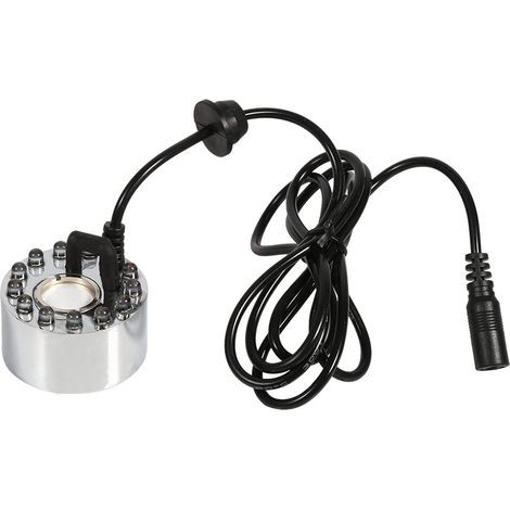 Umidificatore a nebulizzazione d'acqua con nebulizzatore a ultrasuoni, 12 LED, 24 V, gradiente tricolore. (1/5)