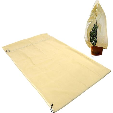 Protection hivernale pour plantes, protection antigel renforcée, sac de protection hivernale pour plantes en pot, ultra-résistant avec cordon de serrage, 2 pièces (1/5)