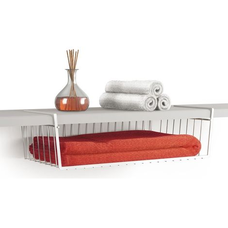 METALTEX 36385014080 BABATEX CORBEILLE À SUSPENDRE MÉTAL BLANC 50 X 26 X 14 CM (1/4)