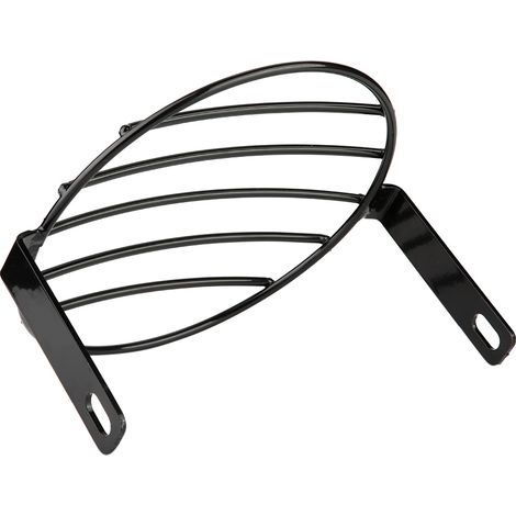 7" Retro Biker Seitenleuchte mit Metallgitter und Steinschlagschutz (1/5)
