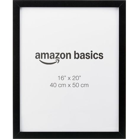 Cadre Photo/Poster Rectangulaire en Bois, 40cm x 50cm, Noir (1/5)
