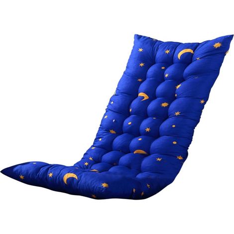 1 Coussin de chaise longue, mousse à mémoire, imperméable, avec attaches, pour intérieur et extérieur (1/5)