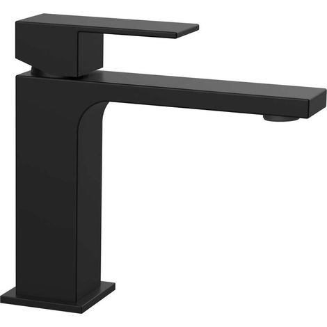 Sapho Cubemix - Miscelatore da lavabo, nero opaco CM002B (1/5)