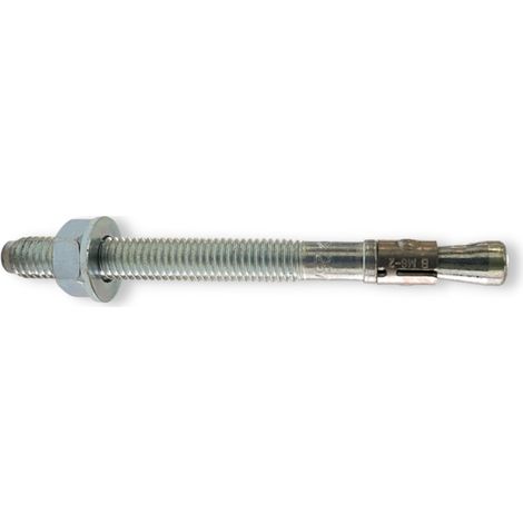 TENDAGGIMANIA Tasselli in acciaio zincato Bullone ad espansione set 4 pz - tassello ANCORANTE fissaggio Tenda da Sole, Pergola, cappottina su cemento armato, pietra compatta (4 pezzi, 8x90 MM)