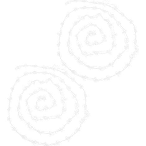 Filet de jardin pour plantes grimpantes, 4 pièces, treillis en maille blanche polyester (1/5)