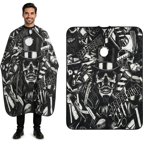 Capa de barbero para una peluquería grande. (1/5)