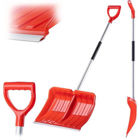 KADAX Schneeschaufel Klickstiel Aluminium poma