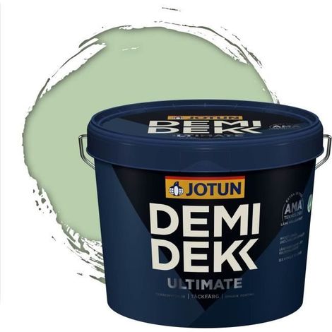 Peinture Bois - DEMI DEKK ULTIMATE - Lasure Opaque Satinée - RAL 6019 - 3L (1/2)