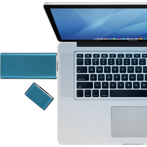 Boîtier Externe M.2 B-Key USB 3.0 - Disque Dur Portable Compact Type Clé USB (1/5)