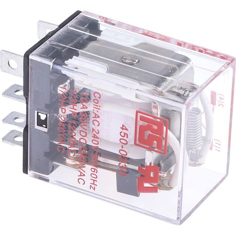 RS PRO Relais sans accrochage 2 RT, bobine 240V c.a. Enfichable 1.2W ( Prix pour 1 ) (1/3)