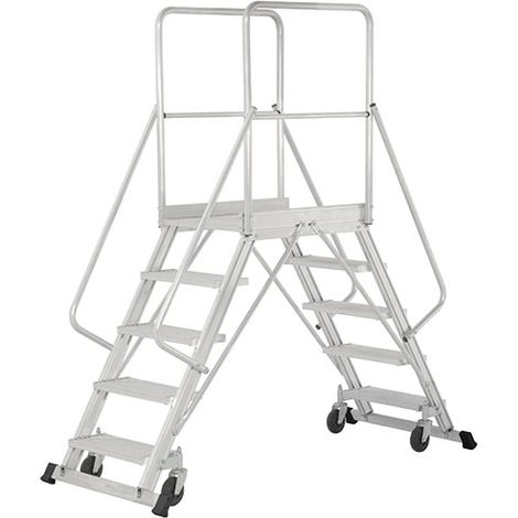 Mobile Plattformtreppe 7 Stufen - Maximale Arbeitshöhe. 3.70m - 688907-GC
