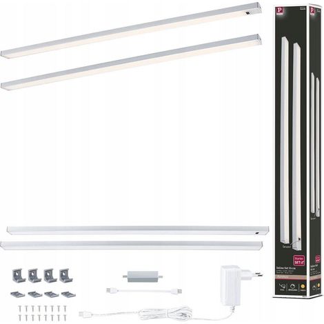 Paulmann Éclairage sous-meubles Chrome mat 550x26mm