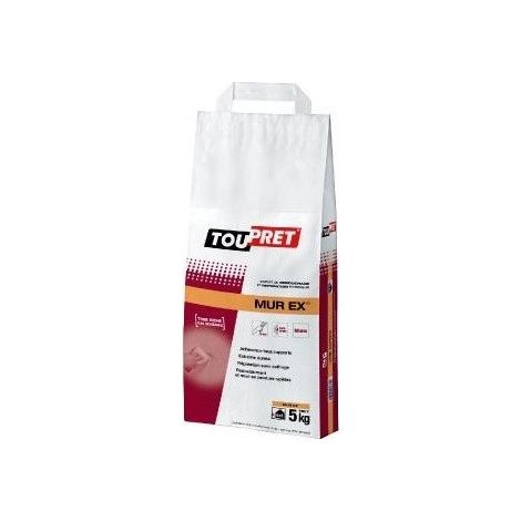 Toupret – Enduit de rebouchage Murex 15kg – Poudre pour tous supports secs – Très bonne adhérence, résistant aux chocs