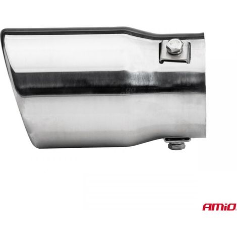 Embout de silencieux en inox chromé, fixation réglable 43-62 mm (1/4)