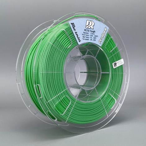 ProRock PETG Tough Filament, 1.75mm, 1000g ProRock PETG-Tough Filament 1.75mm 1000g Green (1/2)