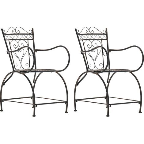 2er Set Stühle Sheela bronze