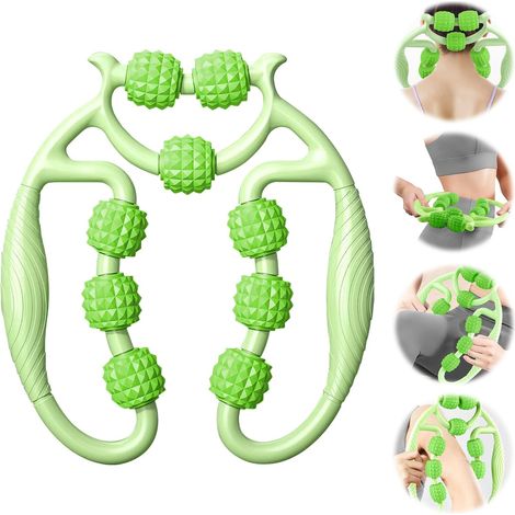 Rouleau de Massage Musculaire des Jambes, Rouleau de Massage Anti-Cellulite 360 °, Rouleaus de Massages des Jambes, Rouleaus de Massages 360, Soulage la Fatigue (1/5)